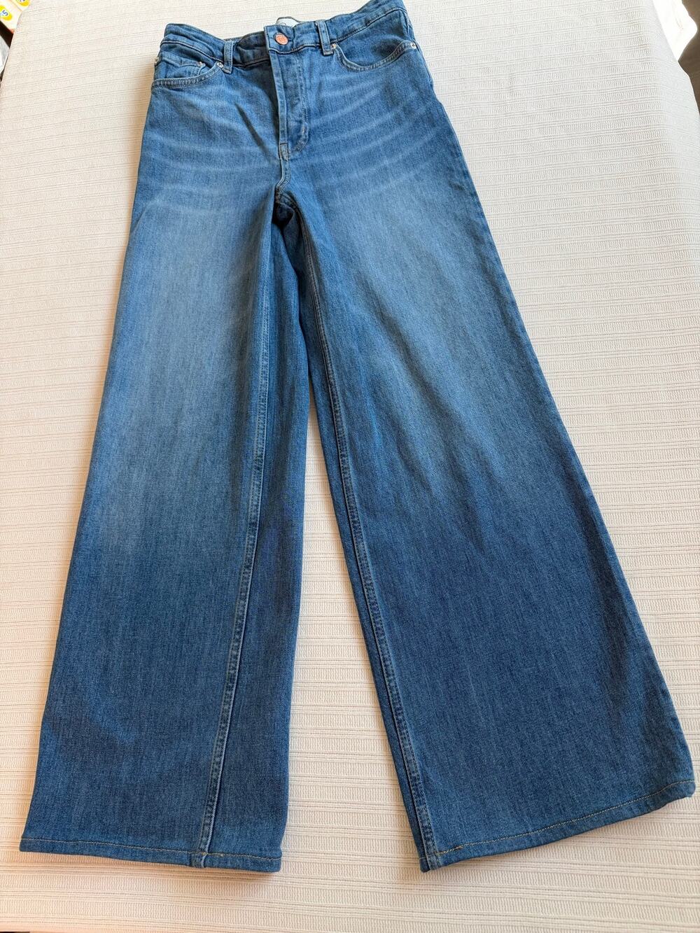 Rails Denim The Getty High Rise Wide Leg Jeans 27